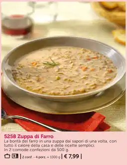 Bofrost Zuppa di Farro offerta