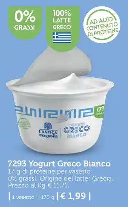 Bofrost Yogurt Greco Bianco L'Antica Magnolia offerta