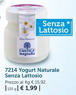 Bofrost Yogurt Naturale Senza Lattosio L'Antica Magnolia offerta