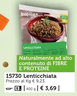 Bofrost Bofrost Lenticchiata offerta