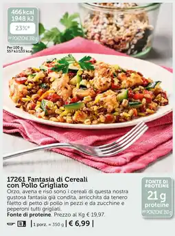 Bofrost Fantasia di Cereali con Pollo Grigliato offerta