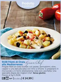 Bofrost Filetti di Orata alla Mediterranea Gran Chef offerta