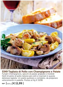 Bofrost Tagliata di Pollo con Champignons e Patate offerta