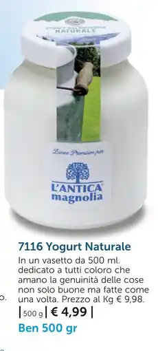 Bofrost Yogurt Naturale L'Antica Magnolia offerta