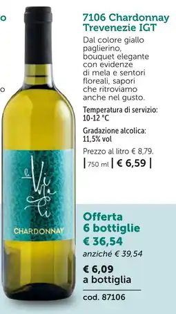Bofrost Chardonnay Trevenezie IGT offerta