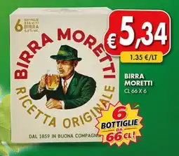 Superstore Coal Birra Moretti offerta
