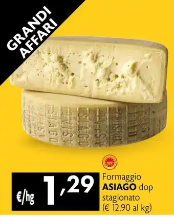 Formaggio asiago dop stagionato