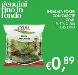 Superstore Coal Insalata poker con carote Coal offerta