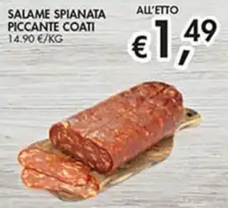 Superstore Coal Salame spianata piccante coati offerta