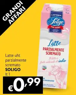 Maxi Family Latte uht parzialmente scremato Soligo offerta