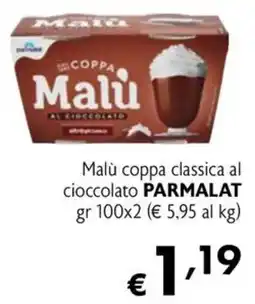 Maxi Family Malù coppa classica al cioccolato Parmalat offerta