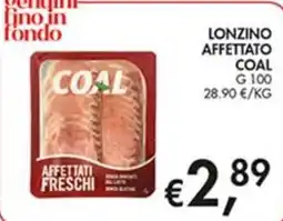 Superstore Coal Lonzino affettato Coal offerta