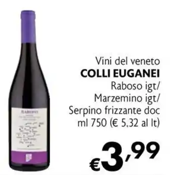 Vini del veneto Colli Euganei