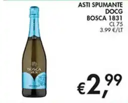 Superstore Coal Asti spumante docg bosca 1831 offerta