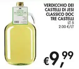 Superstore Coal Verdicchio dei Castelli di Jesi Classico DOC Tre Castelli offerta