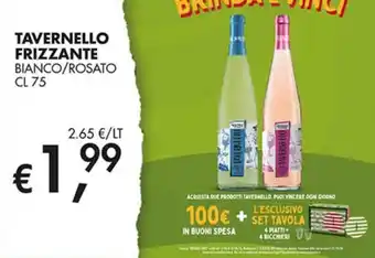 Superstore Coal Tavernello frizzante bianco/rosato offerta