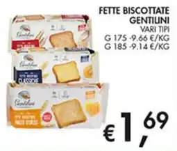 Superstore Coal Fette biscottate Gentilini offerta