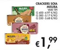 Superstore Coal Crackers soia Misura offerta