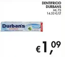 Superstore Coal Dentifricio Durban's offerta