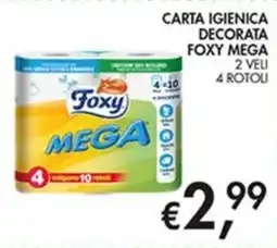 Superstore Coal Carta igienica decorata Foxy Mega offerta