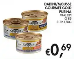 Superstore Coal Dadini/mousse gourmet gold purina offerta