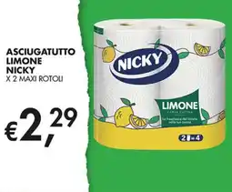 Superstore Coal Asciugatutto limone Nicky offerta