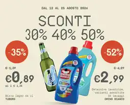 Borello Supermercati Birra lager 66 cl tuborg offerta