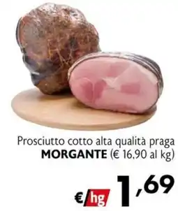Maxi Supermercati Prosciutto cotto alta qualità praga Morgante offerta