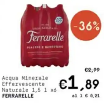 Acqua Minerale Effervescente Naturale Ferrarelle