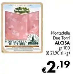 Maxi Supermercati Mortadella Due Torri Alcisa offerta