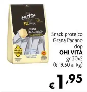 Snack proteico Grana Padano dop OHI VITA