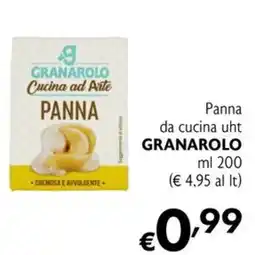Maxi Supermercati Granarolo Panna da cucina uht offerta