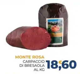 Moderna Monte Rosa carpaccio di bresaola offerta