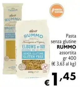 Maxi Supermercati Pasta senza glutine RUMMO assortita offerta