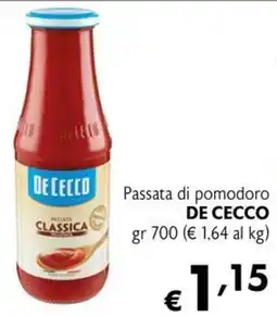 Maxi Supermercati Passata di pomodoro De Cecco offerta