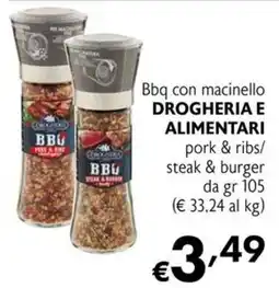 Maxi Supermercati Bbq con macinello offerta