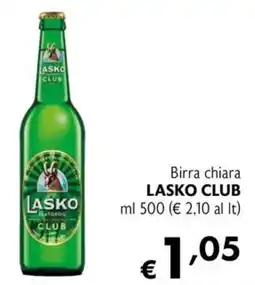 Maxi Supermercati Birra chiara Lasko Club offerta