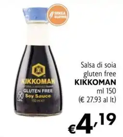 Maxi Supermercati Salsa di soia gluten free Kikkoman offerta