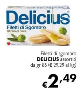 Maxi Supermercati Filetti di sgombro DELICIOUS offerta