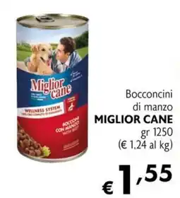 Maxi Supermercati Bocconcini con manzo Miglior Cane offerta