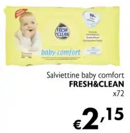 Maxi Supermercati Salviettine baby comfort FRESH&CLEAN offerta