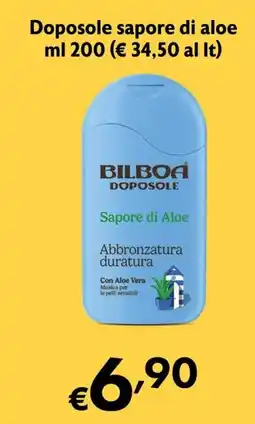 Maxi Supermercati Bilboa Doposole sapore di aloe offerta