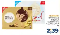 Moderna Ferrero Raffaello Rocher Collection Gelato Stick offerta
