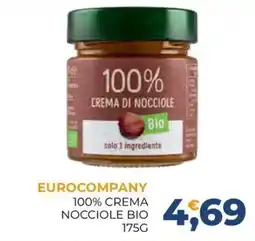 Moderna Eurocompany 100% Crema Nocciole Bio offerta