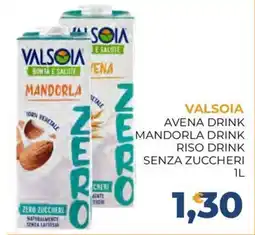 Moderna Valsòia avena drink mandorla drink riso drink senza zuccheri offerta