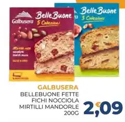 Moderna Galbusera Bellebuone fette fichi nocciola mirtilli mandorle offerta