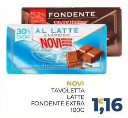 Moderna Tavoletta latte fondente extra Novi offerta