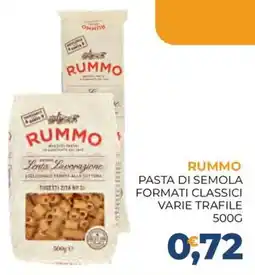 Moderna Rummo pasta di semola offerta