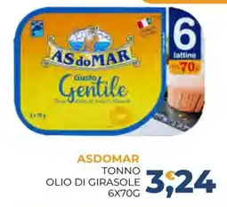Moderna Asdomar tonno olio di girasole offerta