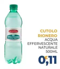 Moderna Cutolo Rionero acqua effervescente naturale offerta